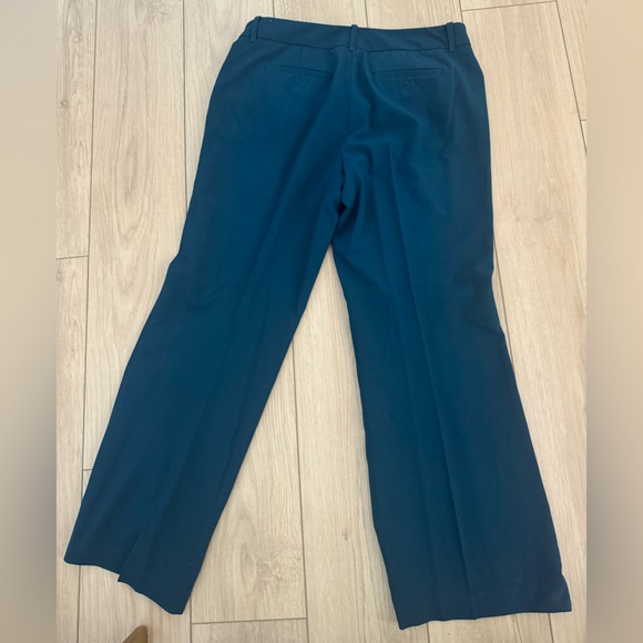 NY&CO Dark Teal Stretch Boot Cut Dress Pants - Size 12 - Picture 2 of 8